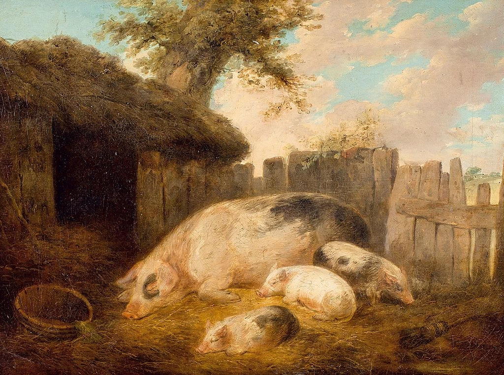 Davanti al porcile nel 1793